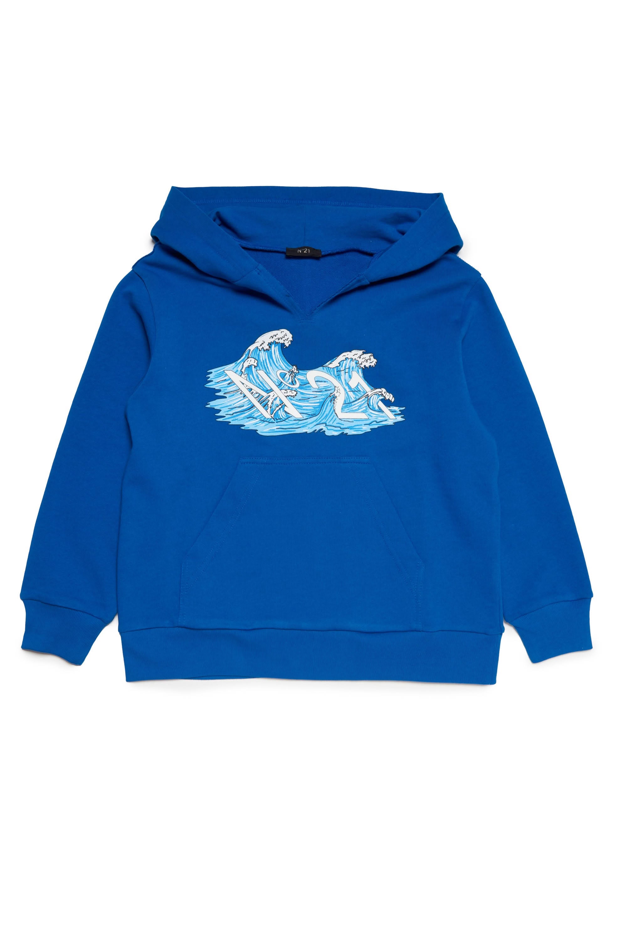 Sweat à capuche avec impression - Klein Blue
