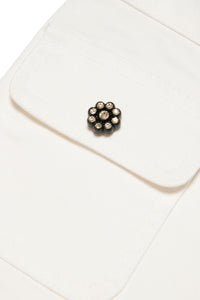 Short avec poches - White