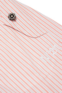 Striped shorts - Papaya