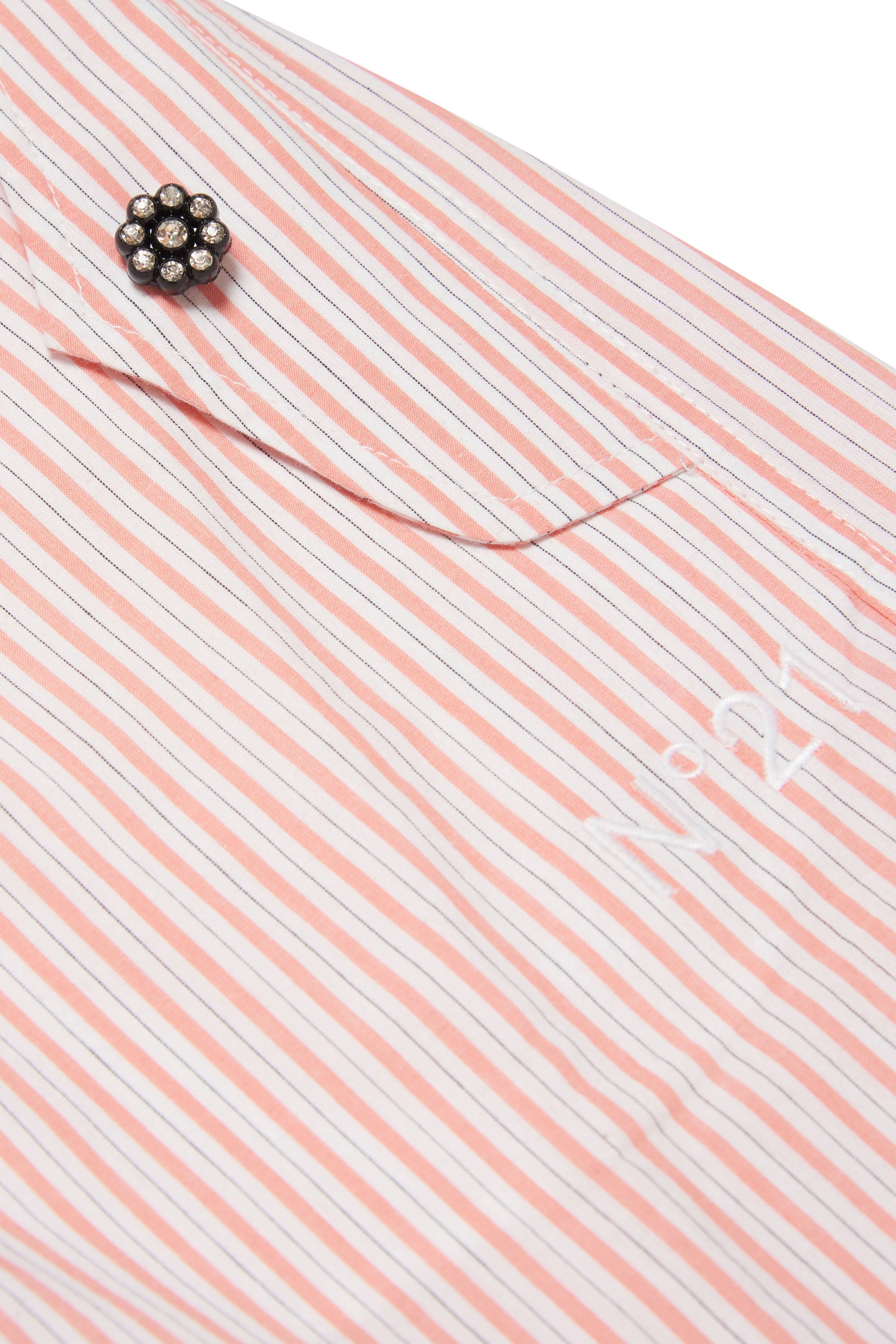 Striped shorts - Papaya