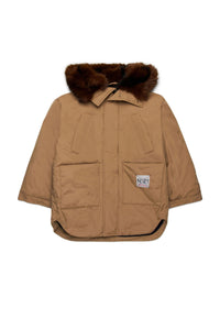 Hooded parka - Tannin Brown