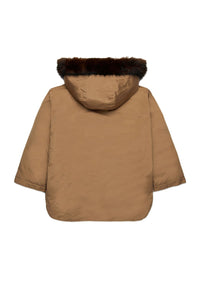 Hooded parka - Tannin Brown
