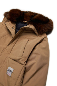 Hooded parka - Tannin Brown