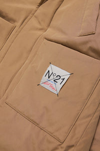 Hooded parka - Tannin Brown