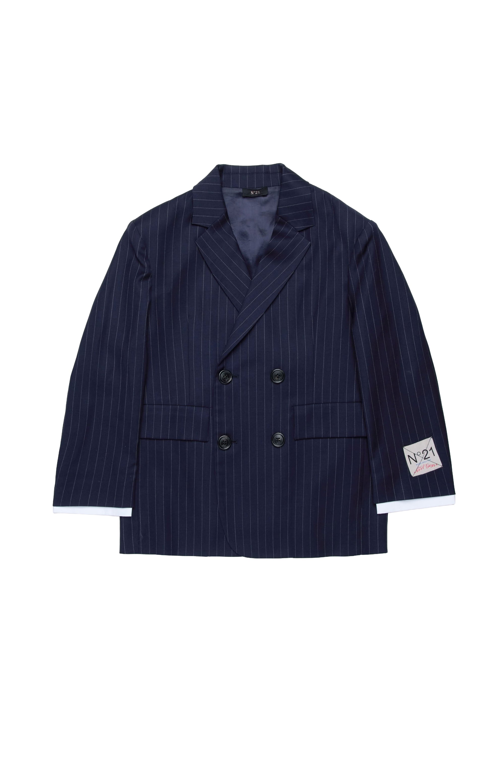 Wool button blazer - Sailor Blue
