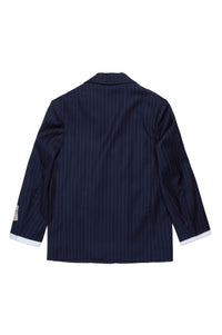 Wool button blazer - Sailor Blue