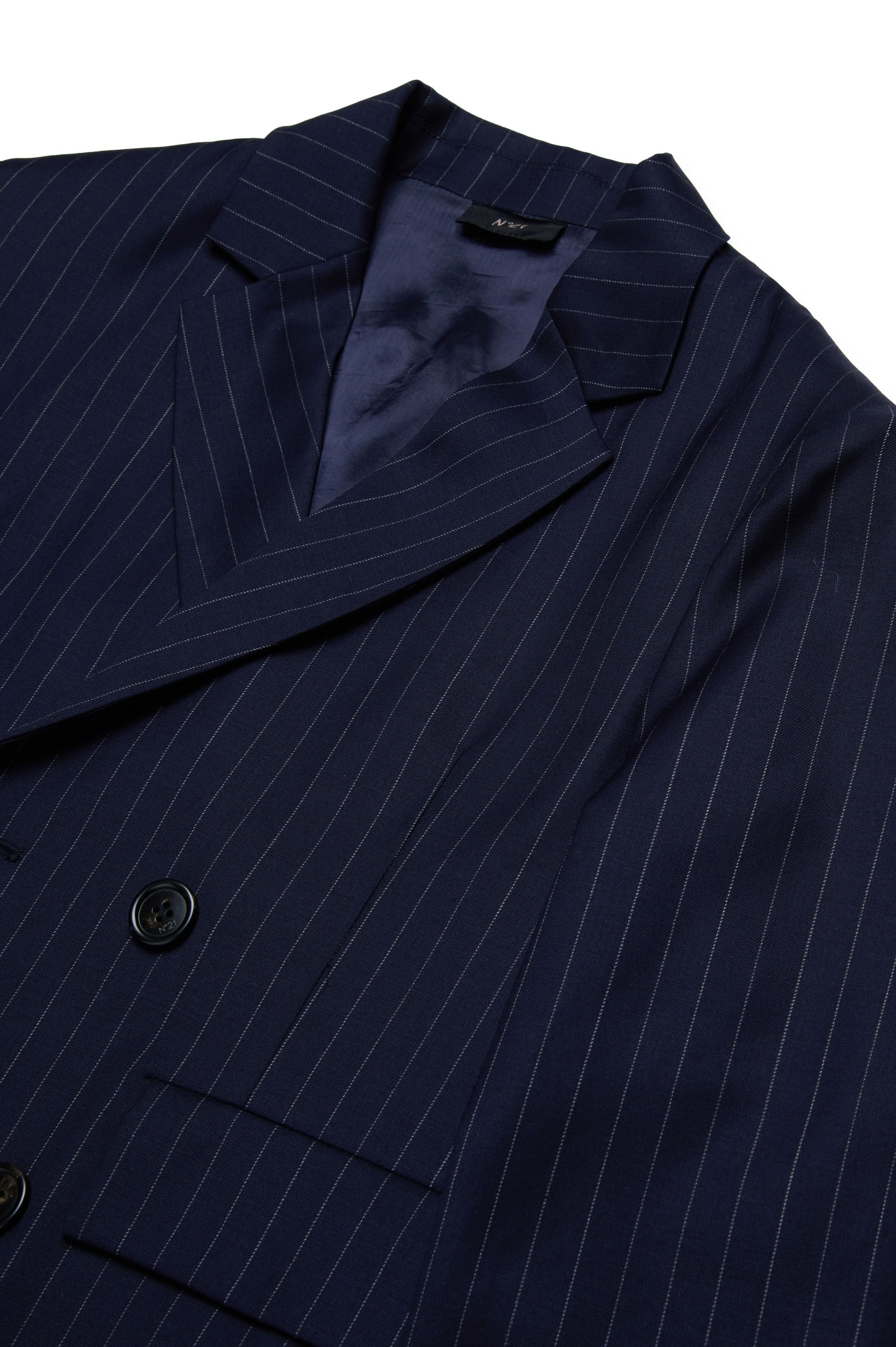 Wool button blazer - Sailor Blue