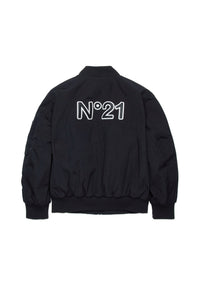 Zip bomber with patch - Black