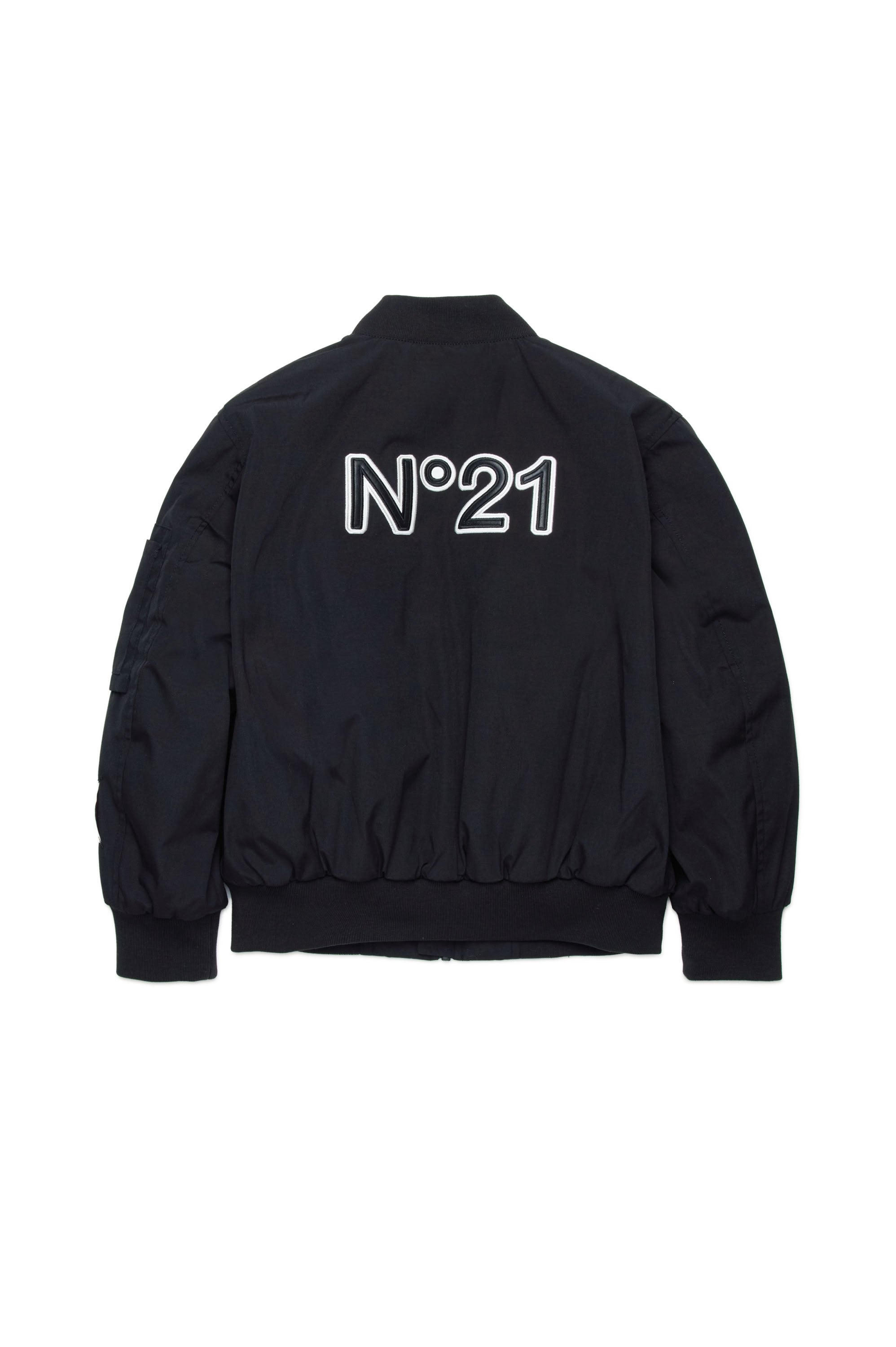 Zip bomber with patch - Black