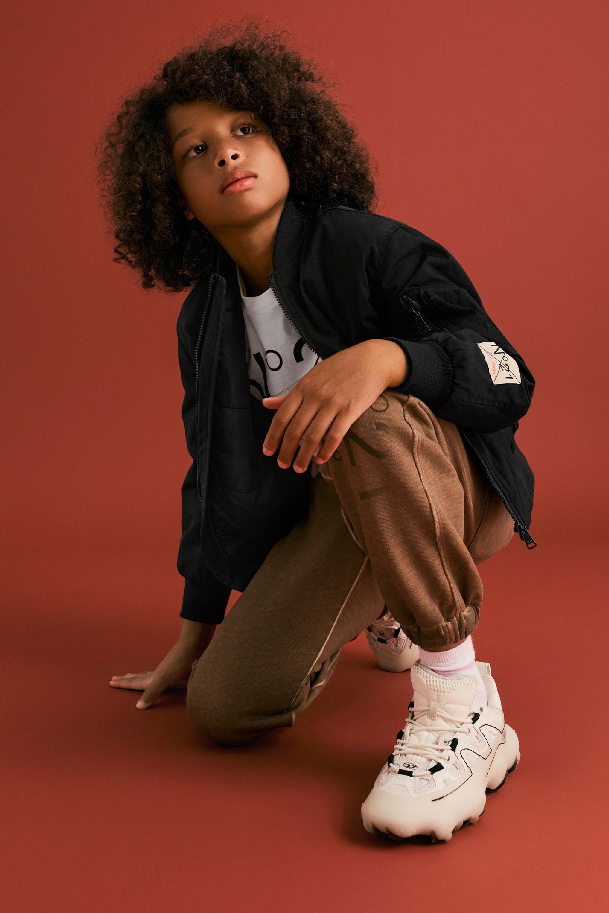 Zip bomber with patch - Black