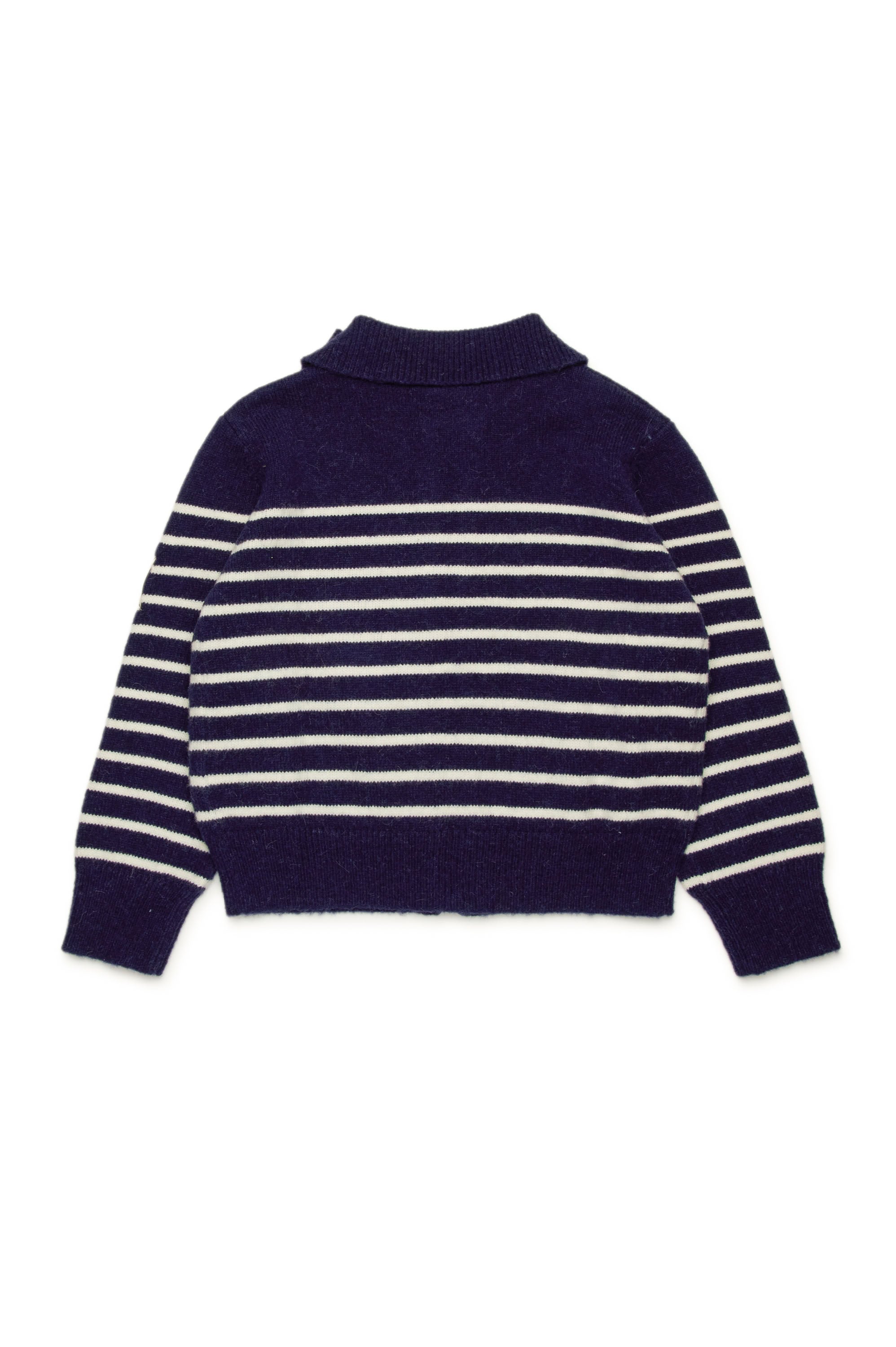 Wool striped cardigan - Sailor Blue