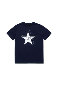 Printed T-shirt - Sailor Blue