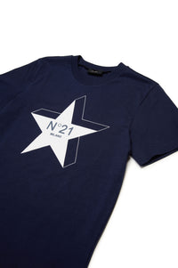 Printed T-shirt - Sailor Blue