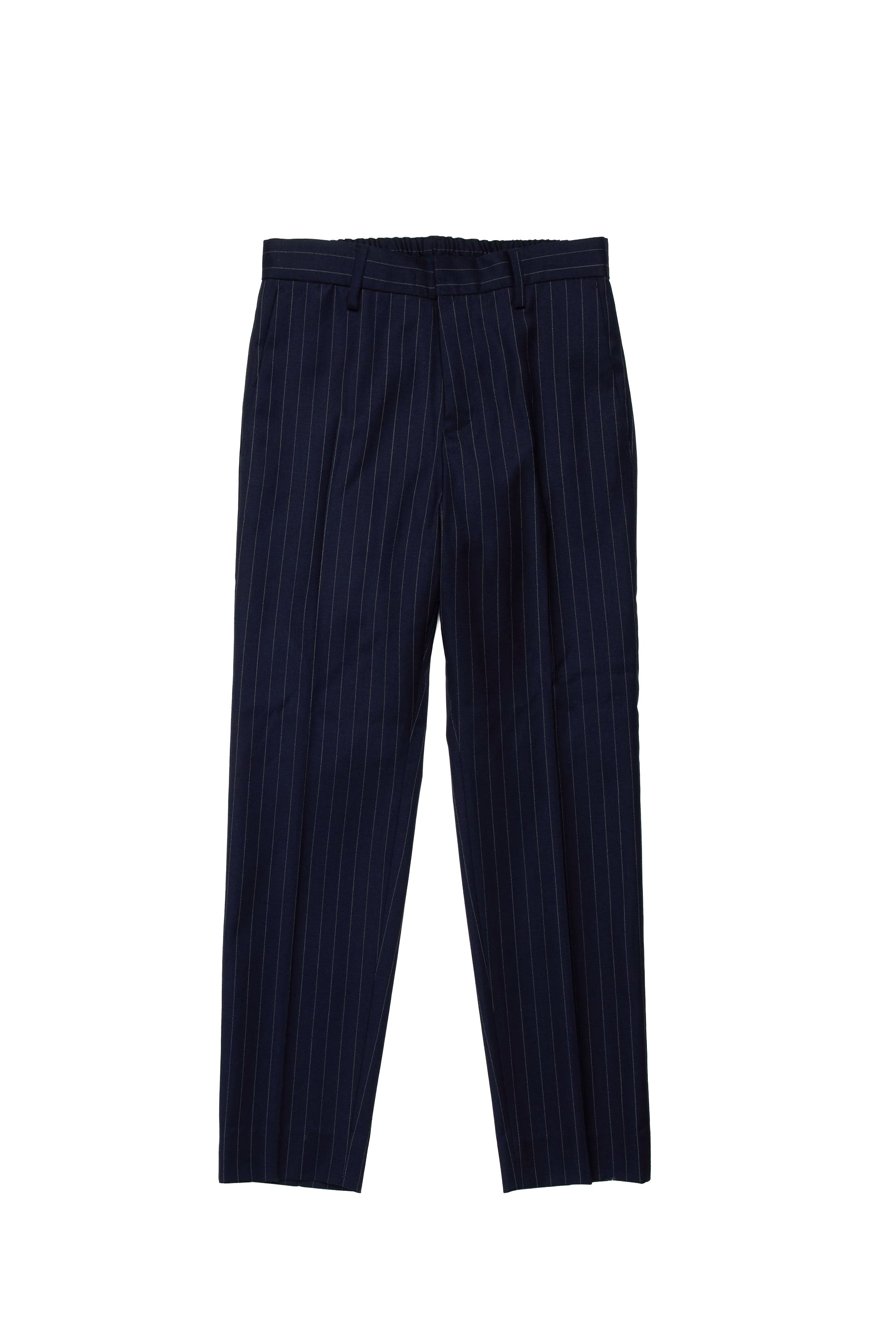 Pantalon à pinces en laine - Sailor Blue