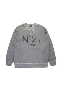 Sweatshirt with logo - Steel Grey