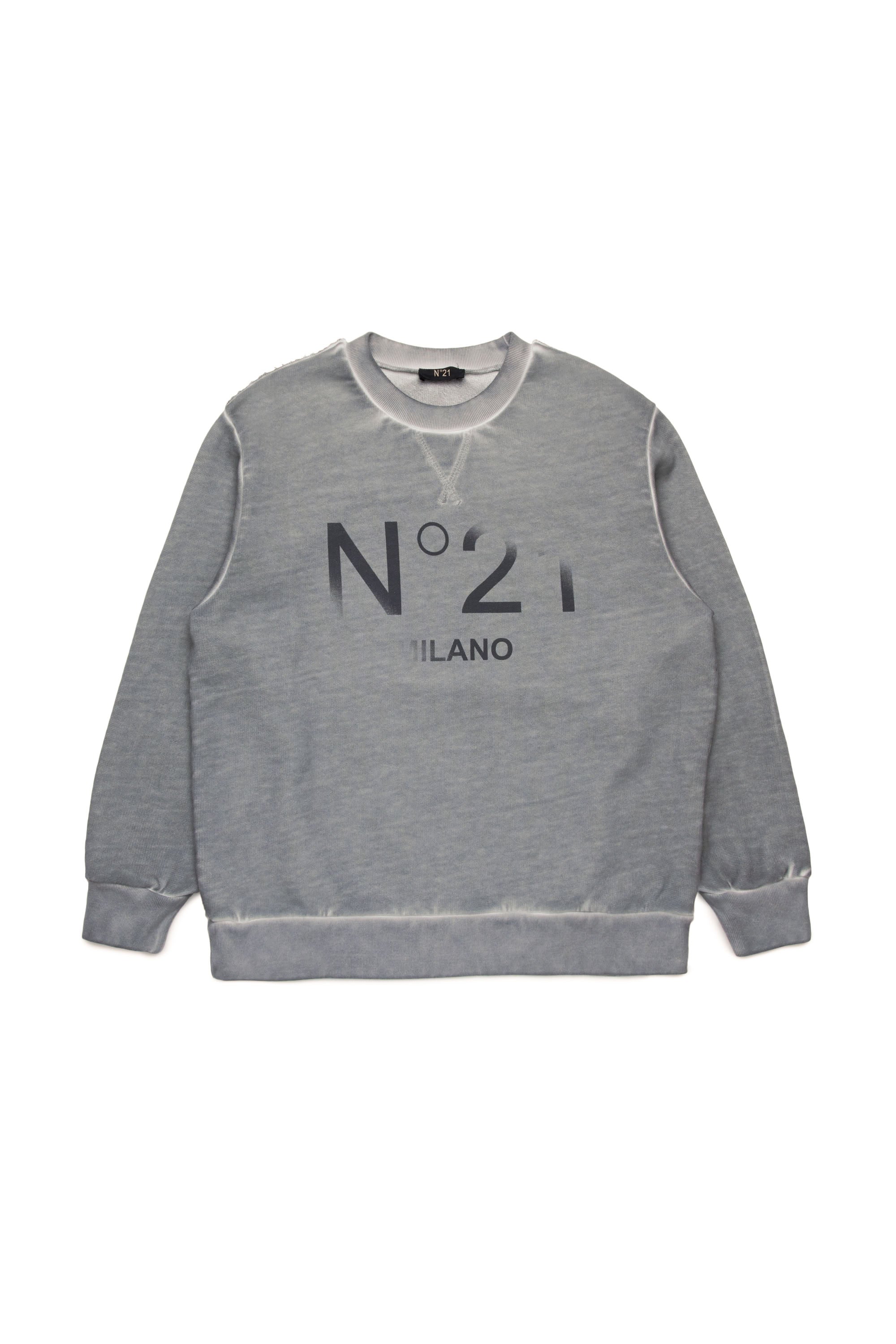 Sweatshirt with logo - Steel Grey