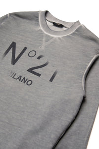 Sweatshirt with logo - Steel Grey