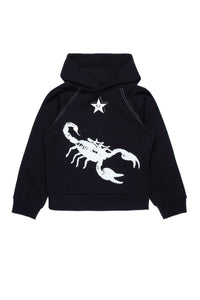 Sweat à capuche imprimé - Black