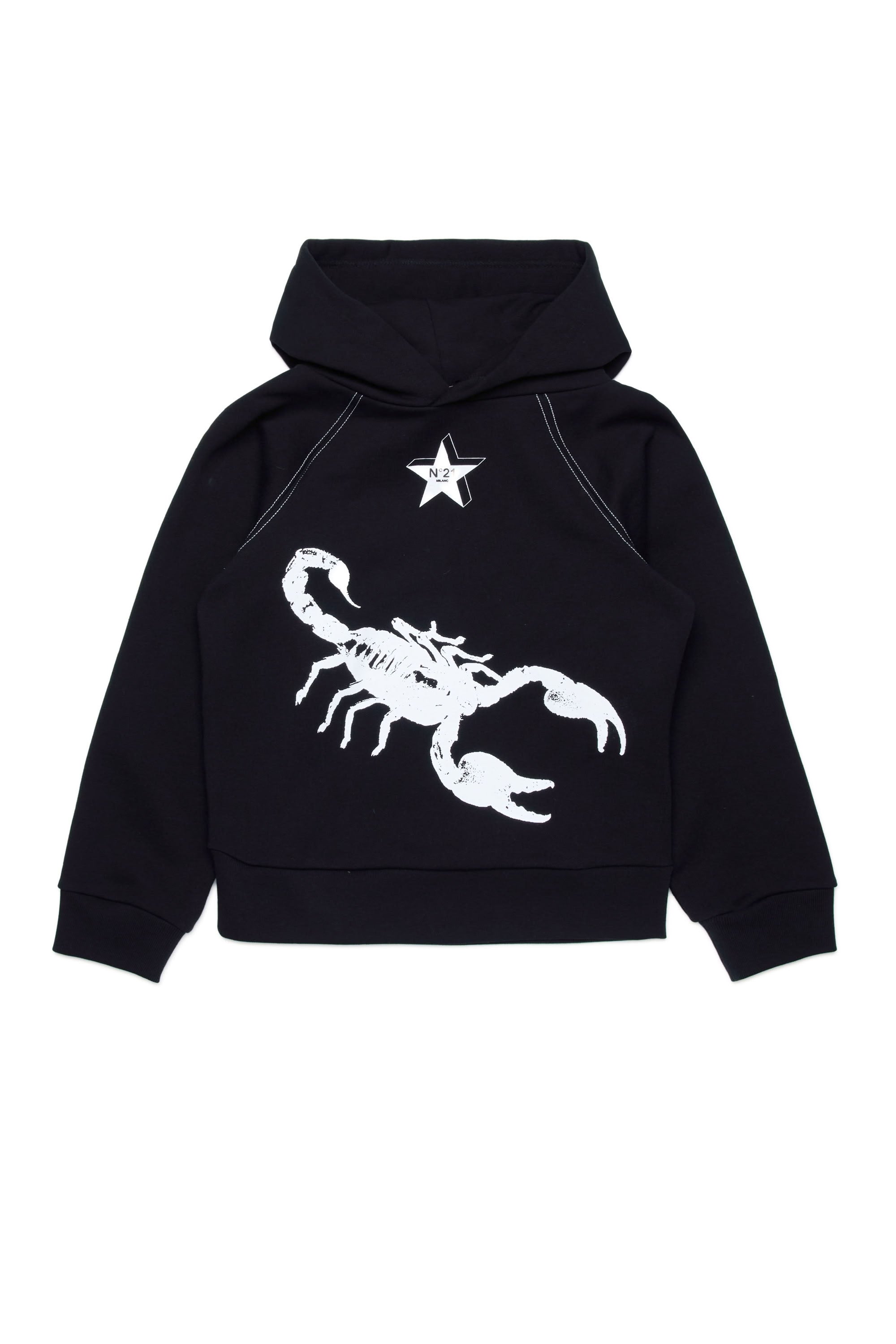 Sweat à capuche imprimé - Black