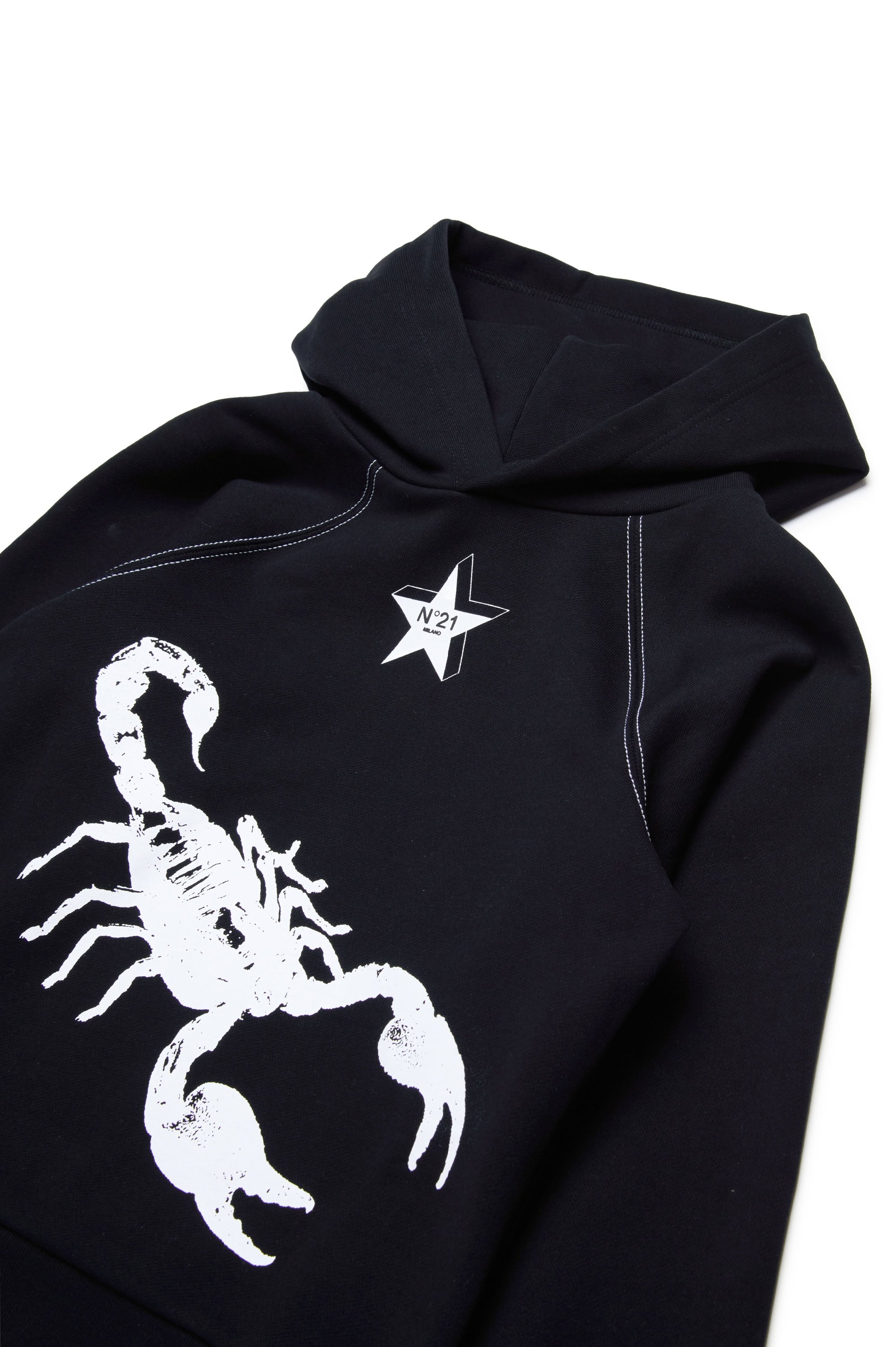 Sweat à capuche imprimé - Black