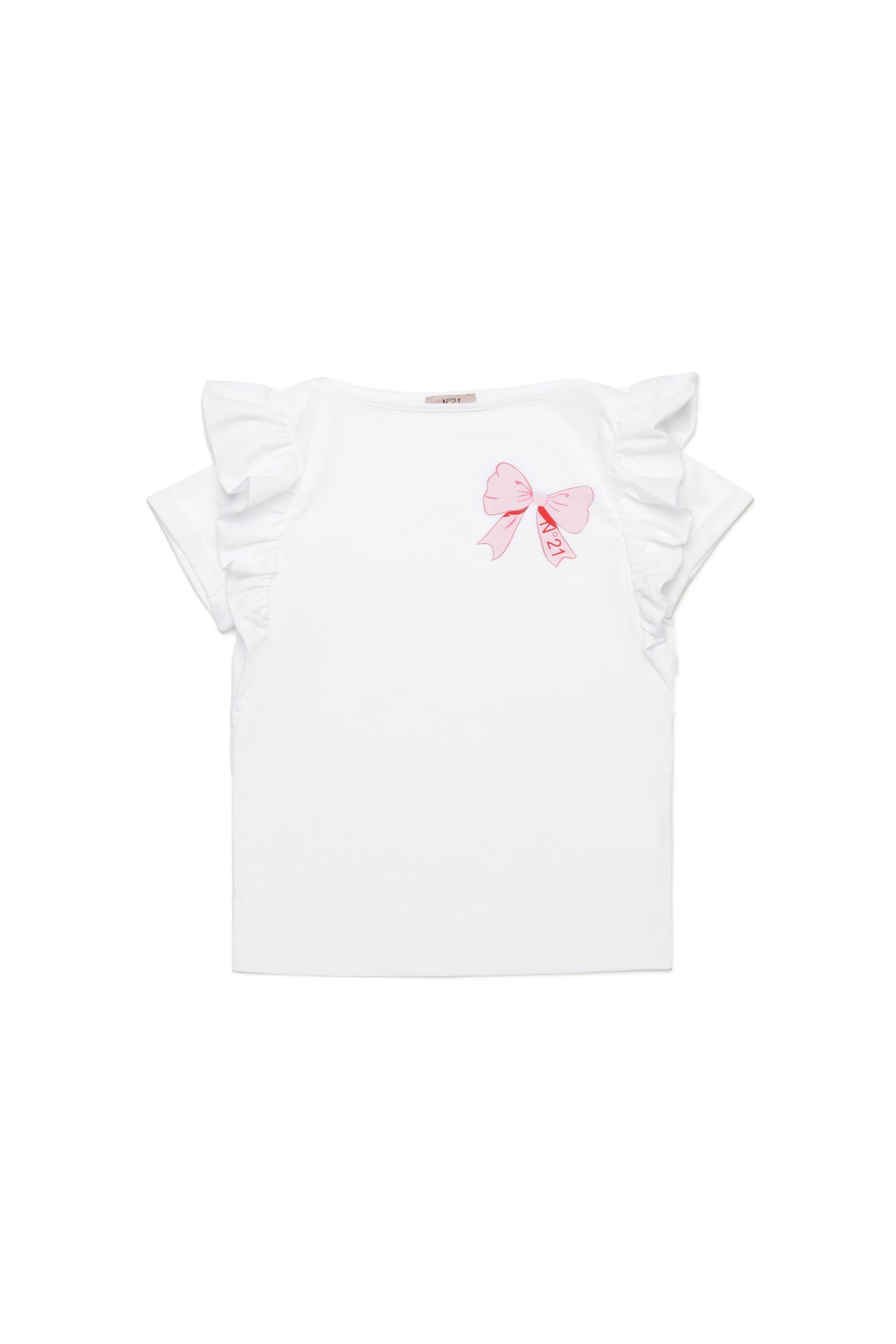 T-shirt à volants - White