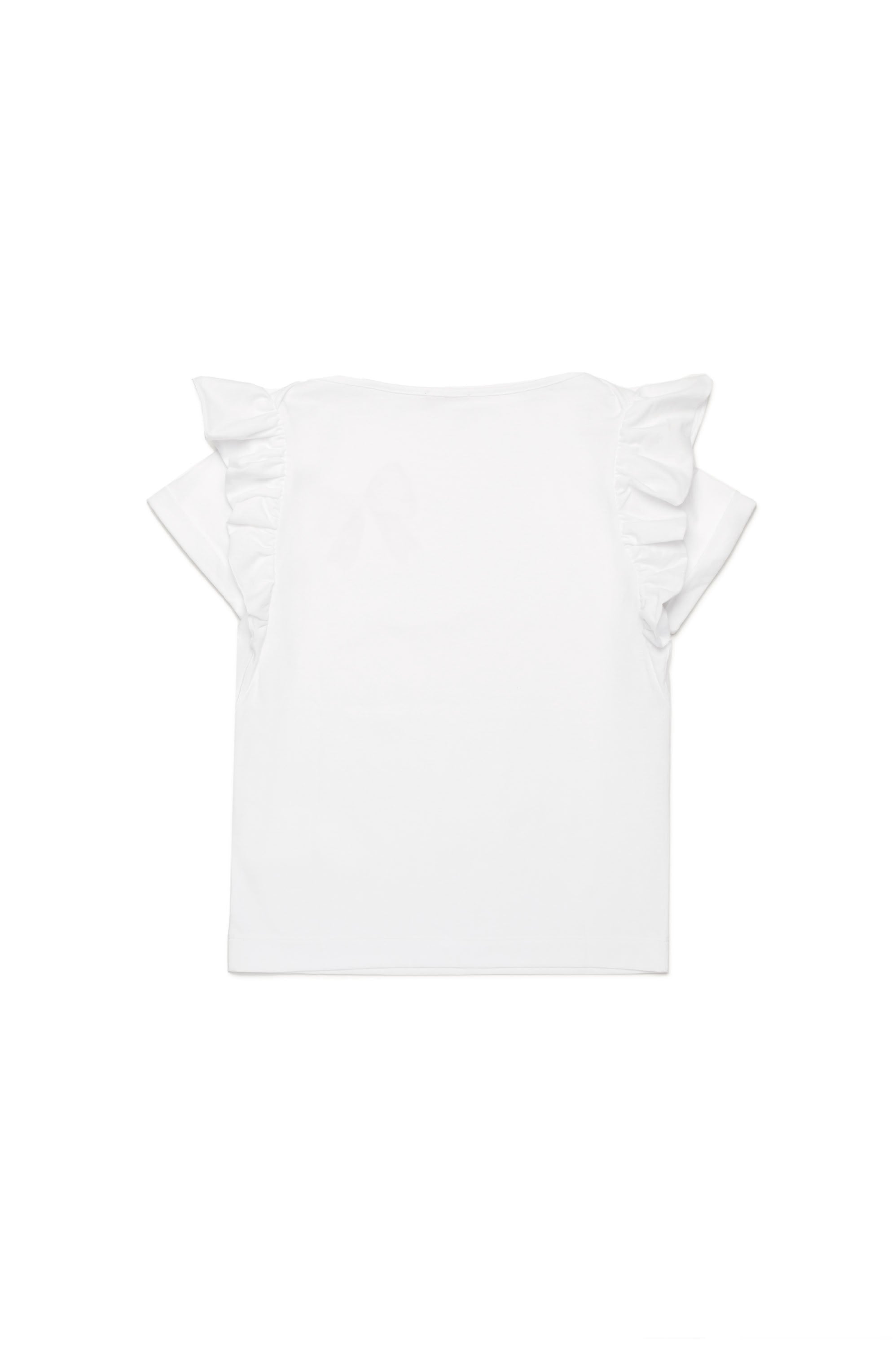 T-shirt à volants - White