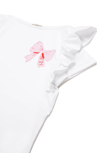 T-shirt à volants - White