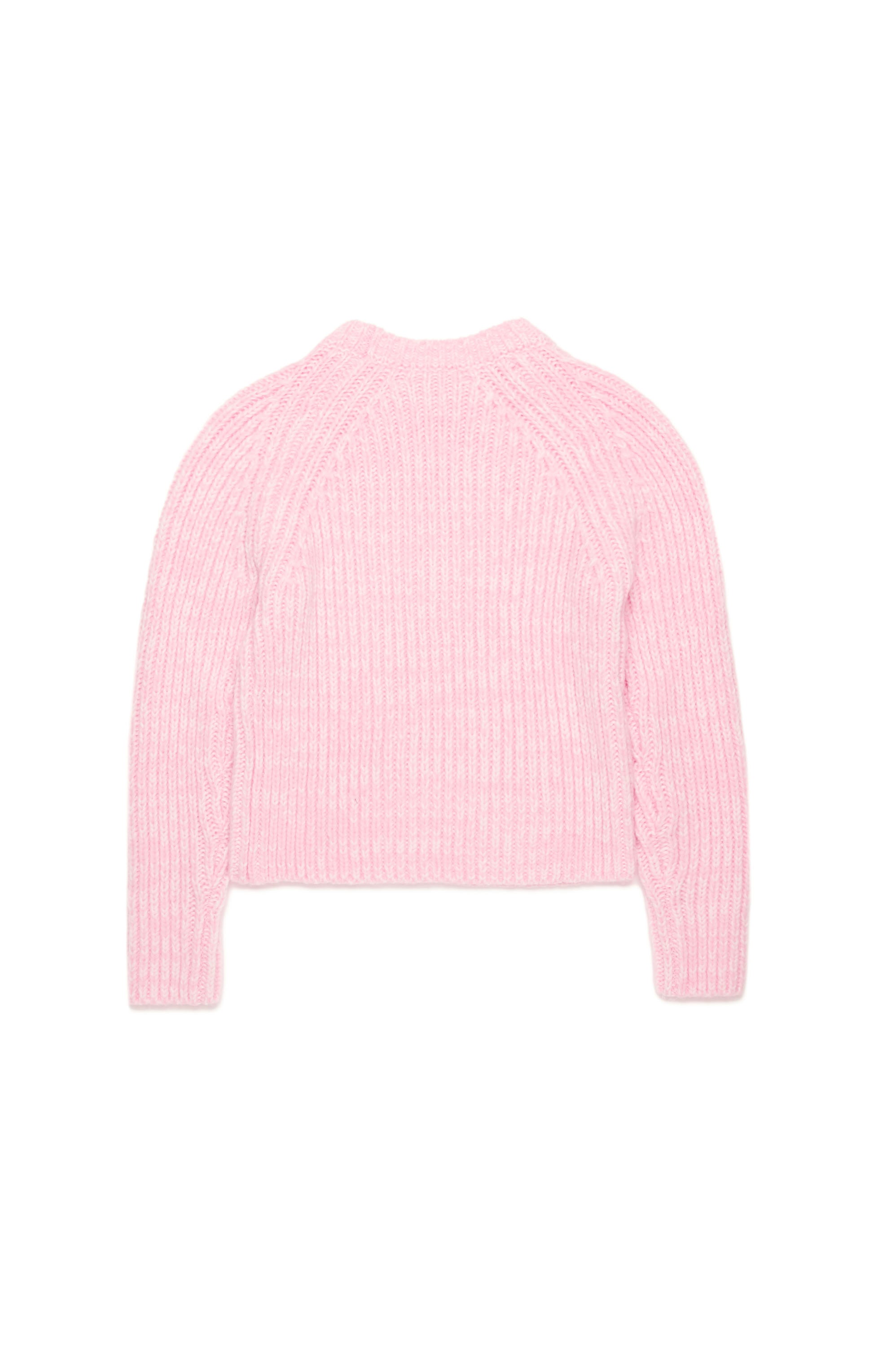 Pull à broderie en laine - Dusty Light Pink