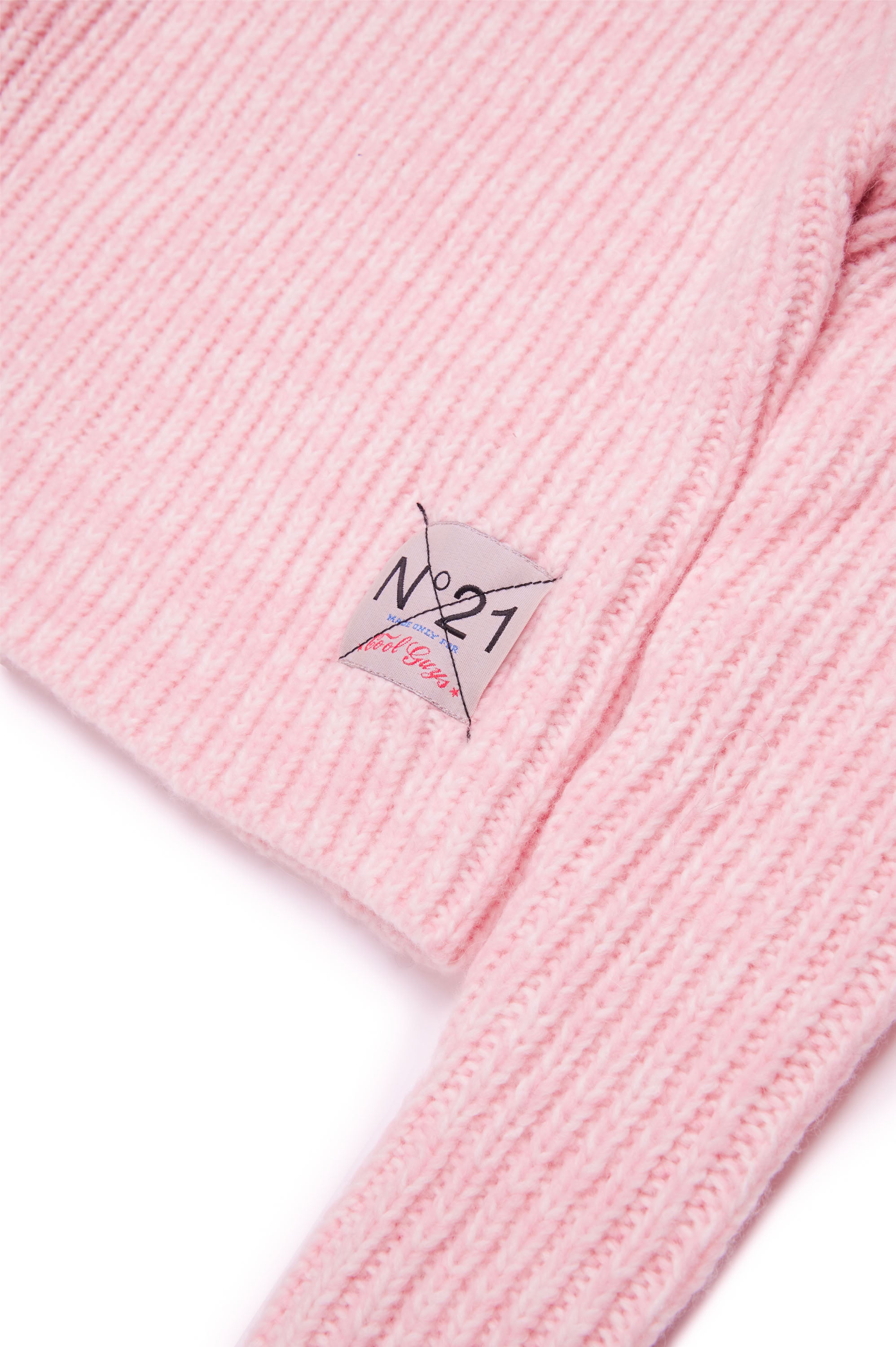 Pull à broderie en laine - Dusty Light Pink