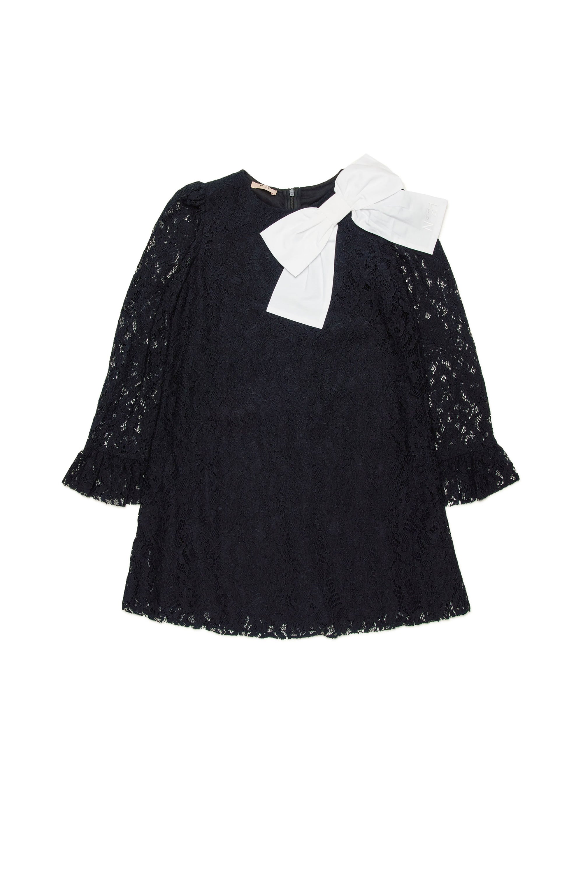 Robe à broderie - Black