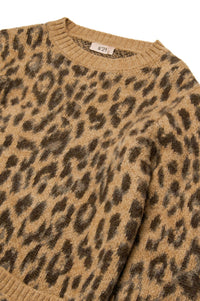 Printed dress - Tannin Brown