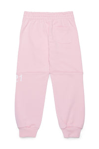 Track trousers with elasticated waistband - Dusty Light Pink