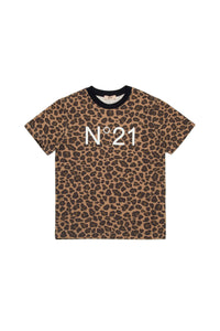T-shirt à imprimé - Tannin Brown