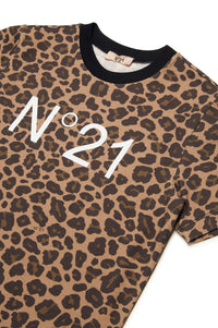 T-shirt à imprimé - Tannin Brown