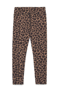 Printed leggings - Tannin Brown