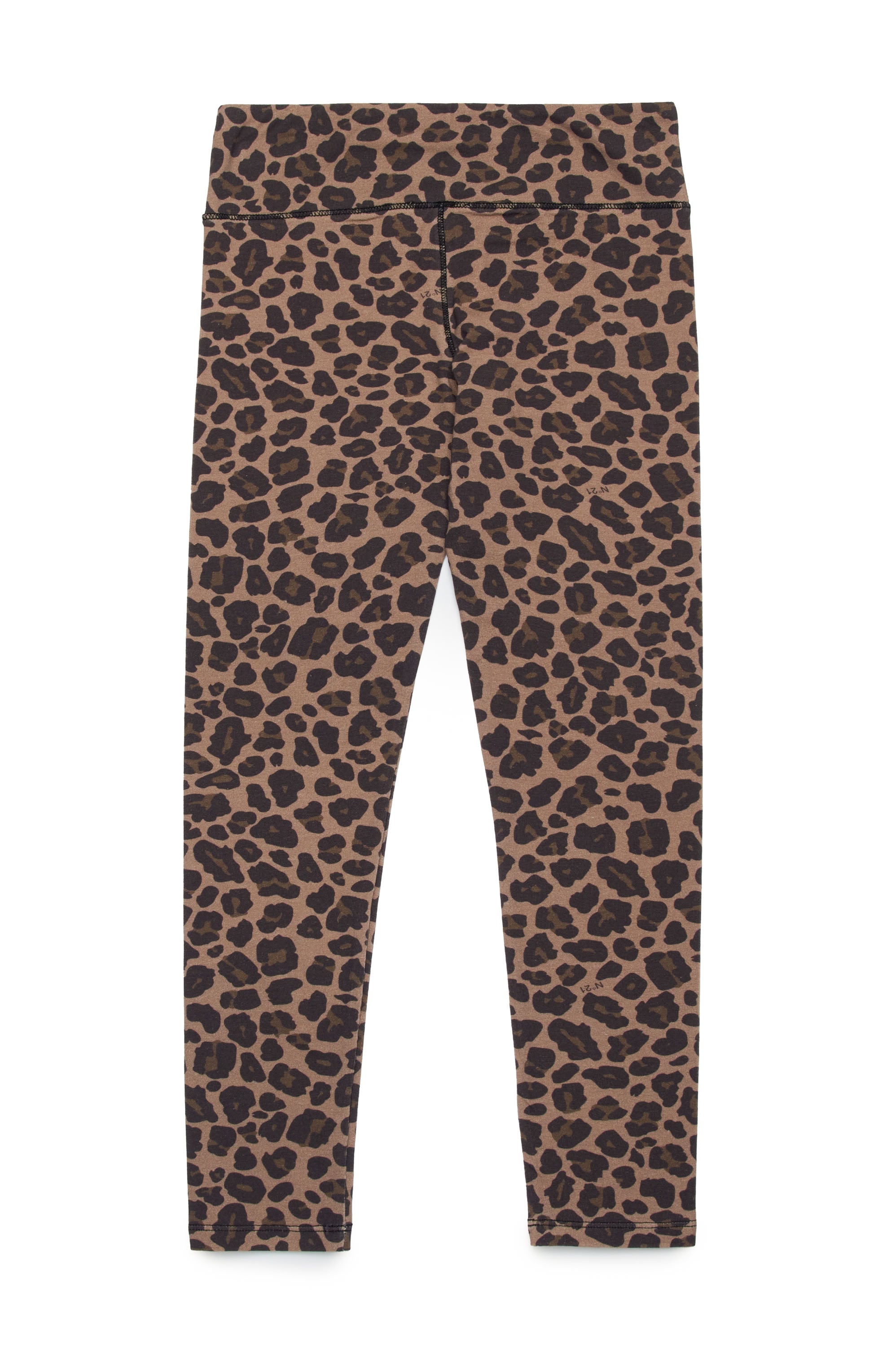 Printed leggings - Tannin Brown