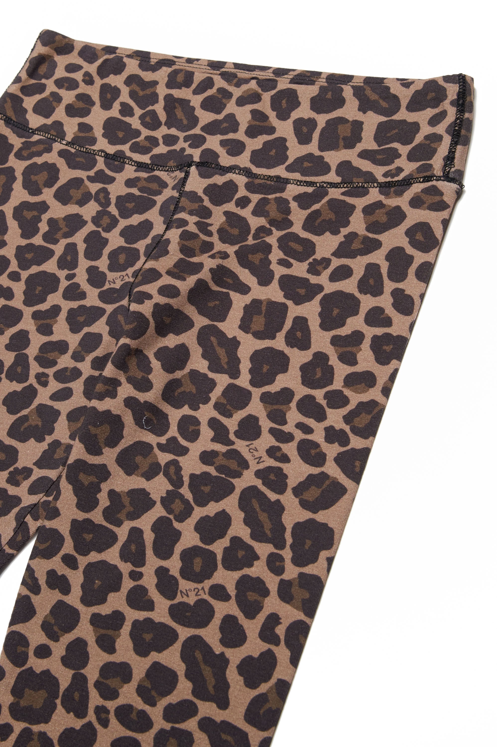 Printed leggings - Tannin Brown
