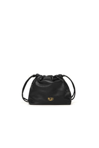 Sac avec cordon de serrage en cuir - Black