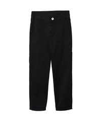Pocket maxi trousers in linen blend - Bleu Amiral