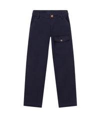 Adjustable trousers with pockets - Admiral Blue