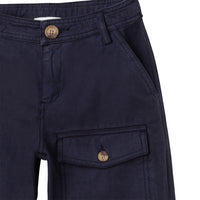 Adjustable trousers with pockets - Admiral Blue