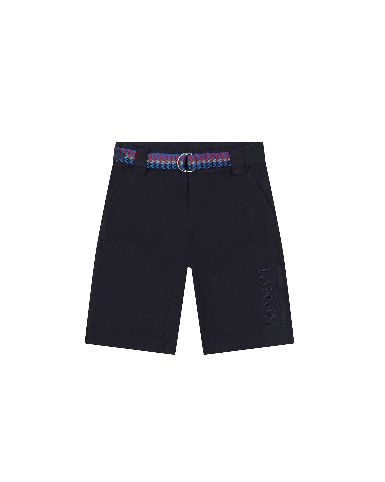 Cotton logo shorts - Admiral Blue