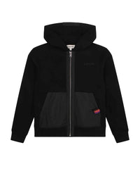 Cardigan molleton - Black