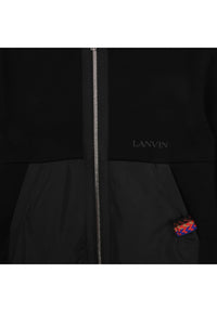 Cardigan molleton - Black