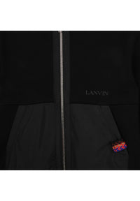 Cardigan molleton - Black
