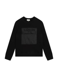 Sweatshirt avec logo en coton - Black