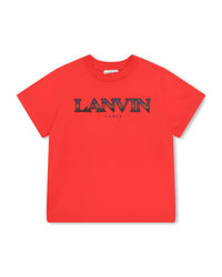 T-shirt à manches courtes en coton - Rouge Vif