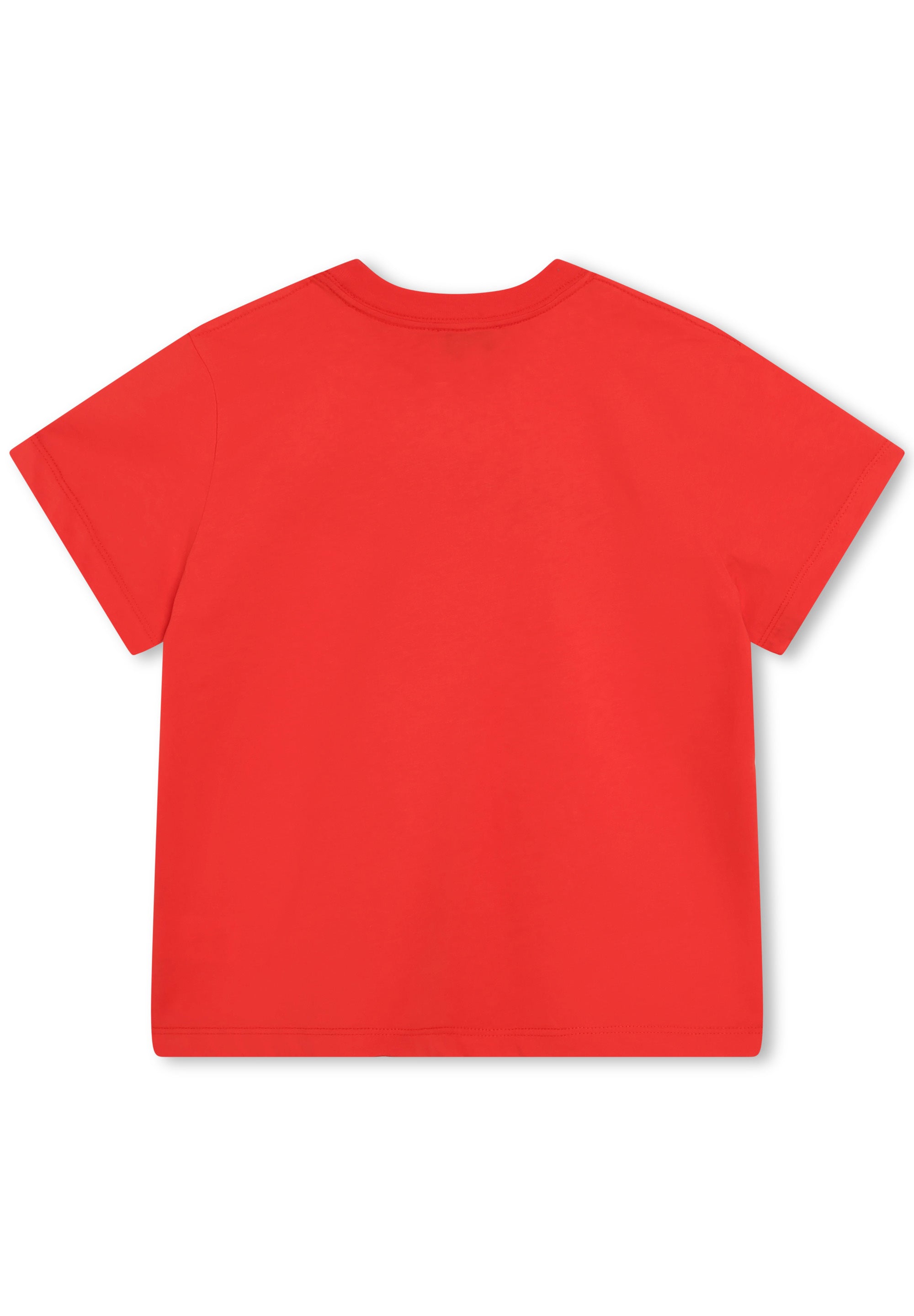 T-shirt à manches courtes en coton - Rouge Vif