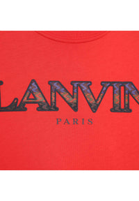 T-shirt à manches courtes en coton - Rouge Vif