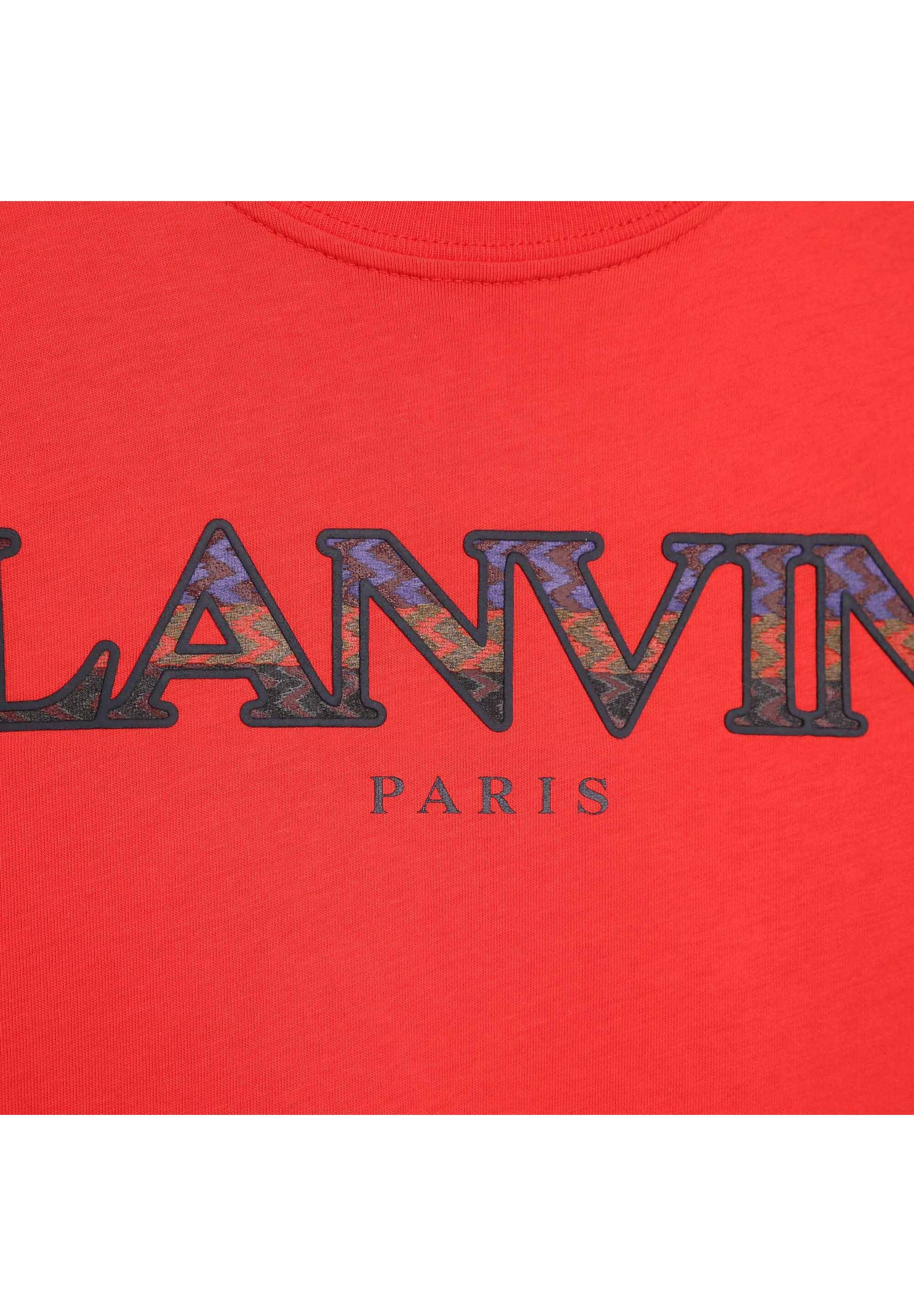 T-shirt à manches courtes en coton - Rouge Vif